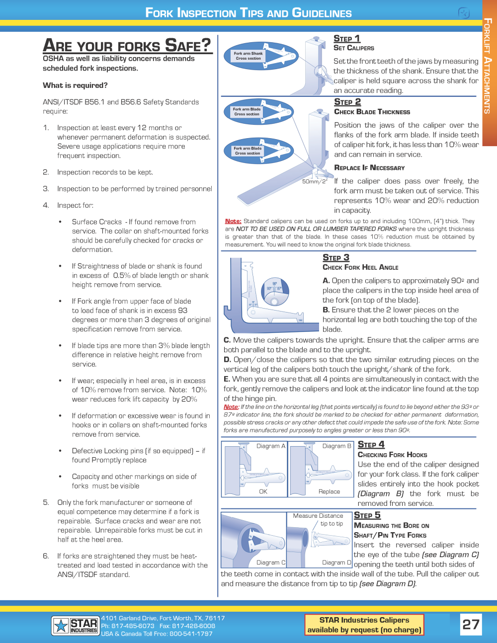 Fork Inspection Tips and Guidelines